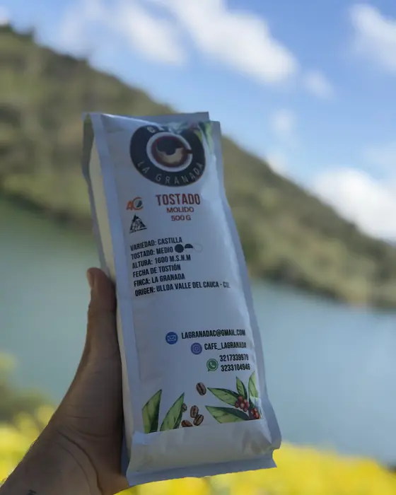 Café La Granada tostado y molido, libra de 500 gramos